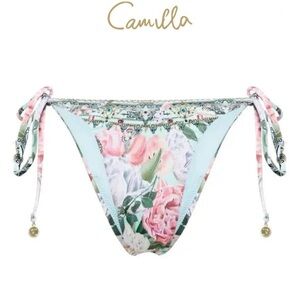 CAMILLA  Petal Promise Land Bikini Bottom Sz M 199$